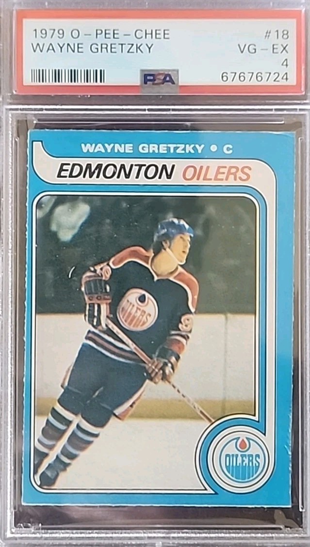 1979 O-PEE-CHEE #18 WAYNE GRETZKY RC ROOKIE PSA 4 !!!