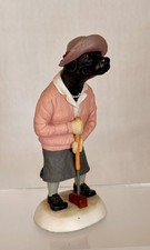 Robert Harrop Country Companions Labrador Black  Dog Croquet England CC58A