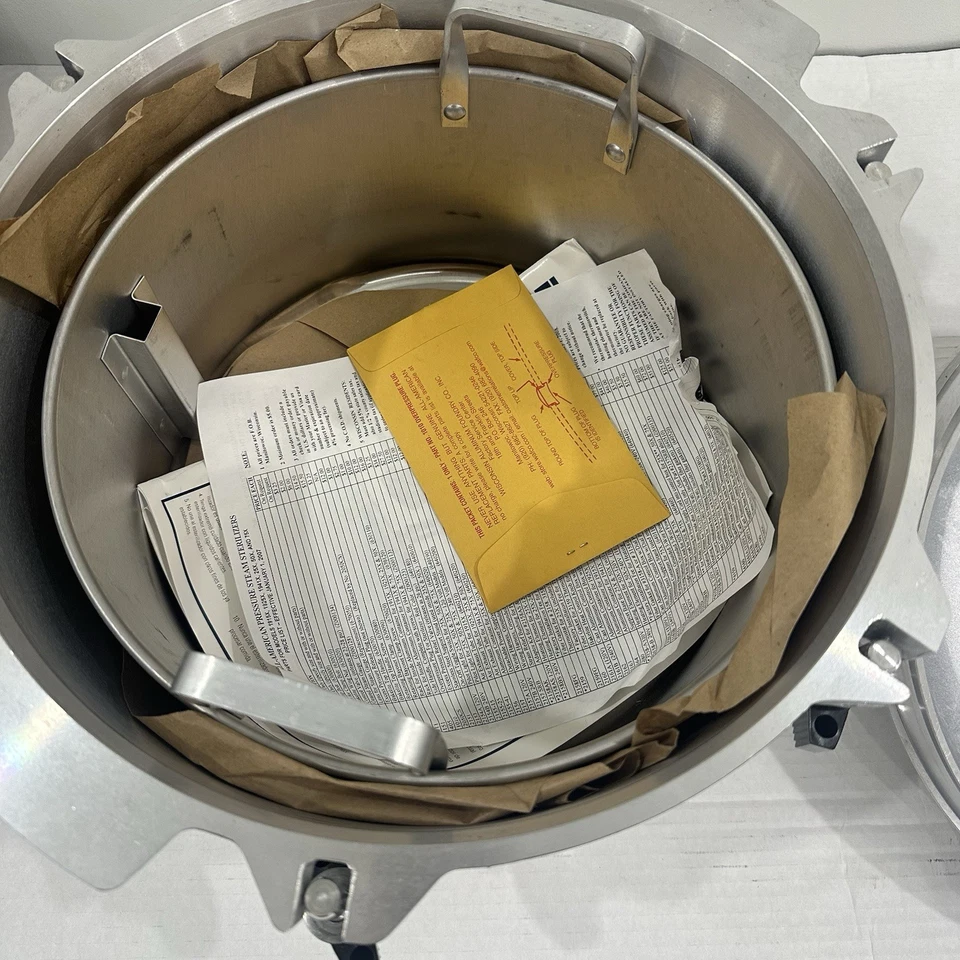 Esterilizador de vapor a presión portátil All American 15,5 cuartos 1915x hecho en EE. UU. Foto 2 de 4