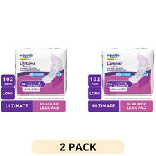 Women Incontinence Pads Ultimate Absorbency Unscented Long Length 102 Count