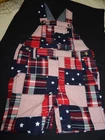 NWOT Gymboree boys 2T PATRIOTIC Overall Shorts Stars and Stripes AMERICA