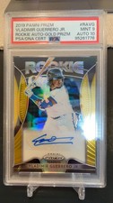 2019 Panini Prizm - Rookie Autographs Vladimir Guerrero Jr #RA-VG Gold Prizm /10