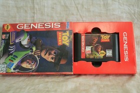 Sega Genesis Toy Story CIB tested 1 owner with manual cardboard box