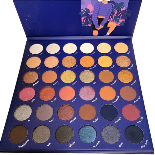 Kara Beauty Chill Connection Eyeshadow Pallet 36 Beautiful Shimmer Shades Vegan - Picture 2 of 5