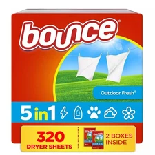 Bounce Fabric Softener Dryer Sheet Outdoor Fresh (2 x 160 ct.)
