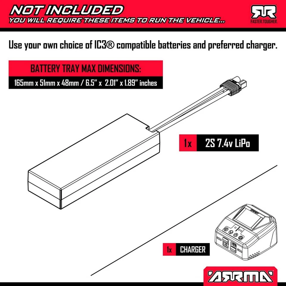 Arrma ARA4202V4T1 GRANITE 1:10 MEGA 665 4x4 RTR Monster Truck Grün - Bild 2 von 4