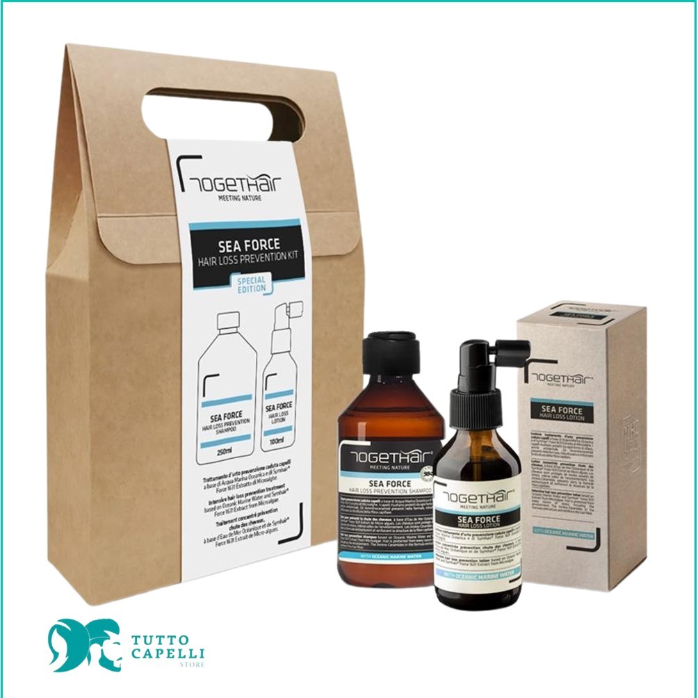 caduta capelli TOGETHAIR SEA FORCE Lozione 100 ml + in regalo Shampoo 200 ml - 1