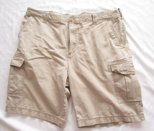 Men's Izod Cotton Cargo Shorts Sz 40 MP366 