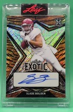 2022 Leaf Exotic Slade Bolden Rookie Autograph 2/9
