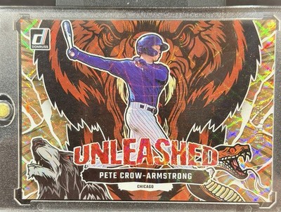 Pete Crow-Armstrong 2024 UNLEASHED DIAMOND VARIANT SP /999 CUBS   GEM-MINT
