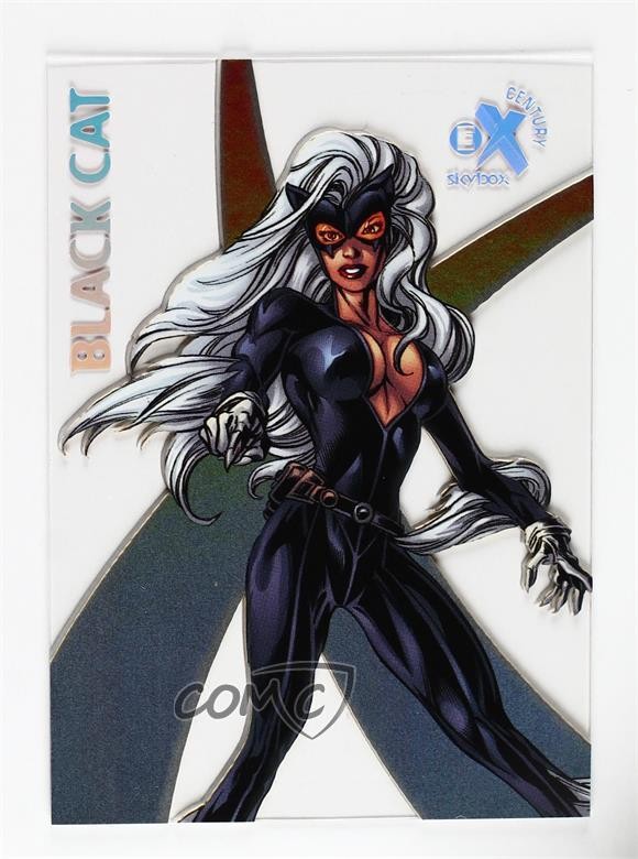 2017 Fleer Ultra Marvel Spider-Man EX Century Black Cat #EX31 0kg8