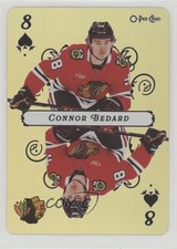 2025-26 O-Pee-Chee Playing Cards Connor Bedard #8-SPADES e6j
