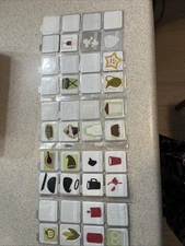 Lot of 40 Quickutz 2" x 2"  Cutting Dies, Kitchen , Food Misc, Some Brand New