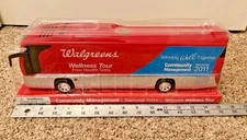 Walgreens Wellness Tour Toy Bus, Collectible, Limited Edition Promo Advertising