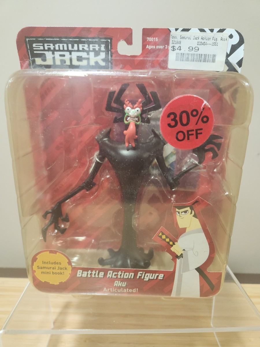 Samurai Jack AKU Battle Action Figure Vintage Cartoon Network