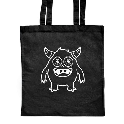 'Cute Horned Monster' Classic Black Tote Shopper Tasche (ZB00021787)