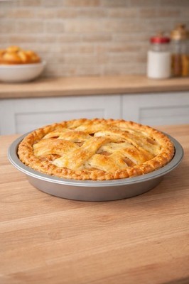 2 x Cooke & Miller Qualitätsstahl Runde Kuchen Kuchenformen Pfannen 22CM Backen Kochen