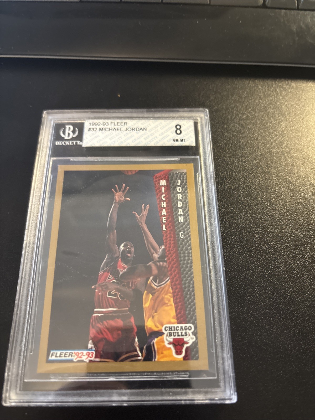 1992-93 Fleer Michael Jordan #32 BGS 8