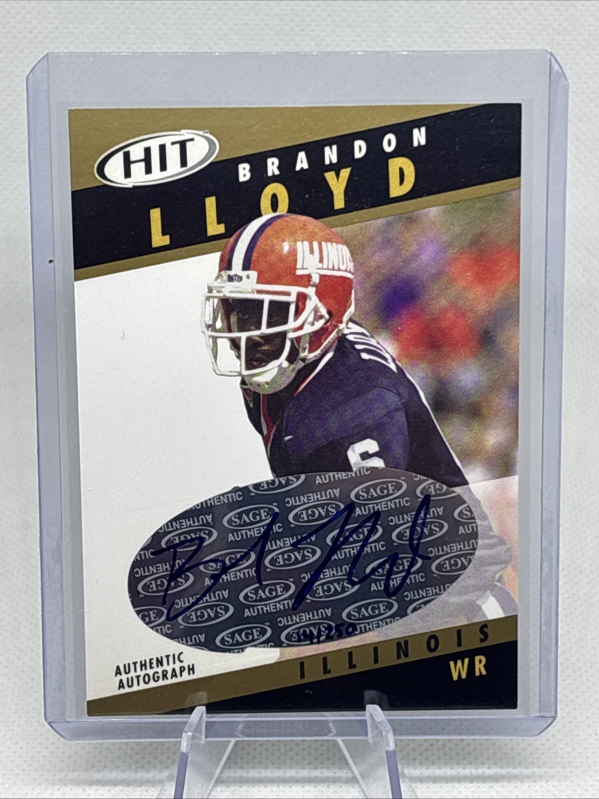 Brandon Lloyd SA-GE Autographs #A26 Gold