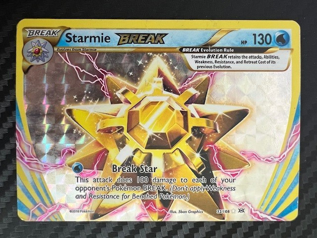Pokémon TCG Starmie BREAK Evolutions 32/108 Holo Rare HP