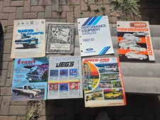 VINTAGE LOT PERFORMANCE CAR PARTS CATALOGS Racing Unlimited PAW JEGS 1980's