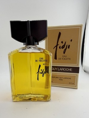 Vintage  Guy Laroche Fidji 4 Oz  Eau De Toilette EDT With Box