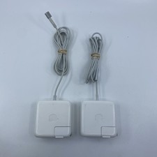 Lot of 2 OEM Apple MagSafe 45W Power Adapters A1374 A1244 Genuine Chargers
