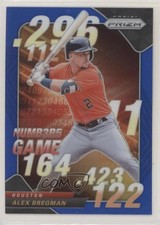 2020 Panini Prizm Numbers Game Blue Prizm Alex Bregman #NG-4 0c6