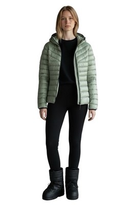 Bogner Fire + Ice Ayas-O Puffer Jacket Insulated Green Coat Womens Size 10 Large