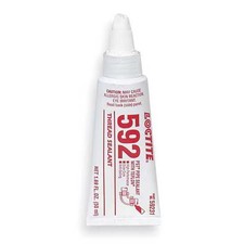 Loctite Pipe Thread Sealant 1.7 fl oz, Tube, 592, Off White, Paste 209761