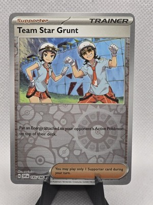 Team Star Grunt 195/198 Scarlet & Violet Base Set Reverse Holo