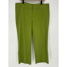 "NWT" Lane Bryant Tailored Ankle Dress Pants In Vibrant Green- Women's Size 18