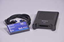 Sony SBAC-US20 SxS Memory Card USB Reader/Writer w/USB Cable | w/32GB SxS Card