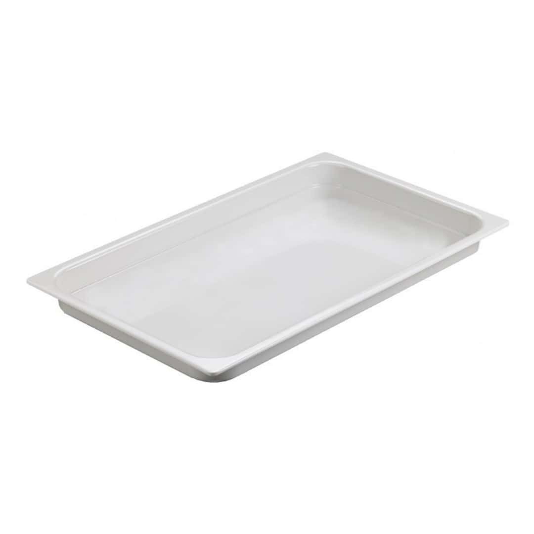 Amber White Melamine Tray 41.5X28X2 Cm For Asia Leone Base