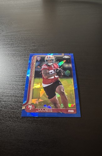 2025 Topps Chrome Sapphire Edition - Rookies Jordan James #329 (RC)