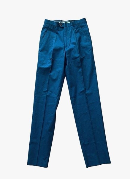 Men Manuel Ritz Trousers Navy Cotton 28 / XS / 42