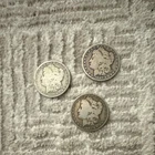 Morgan Silver Dollars Lot 1887 1889 1901 $1 Circulated 0.9 Fineness