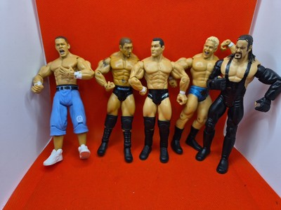 WWE Konvolut 5 gemischte Jakks Pacific Wrestling Figuren Undertaker John Cena 