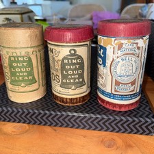 Antique Edison Bell Cylinder Records & Original Boxes – Early 1900s – Bundle Lot