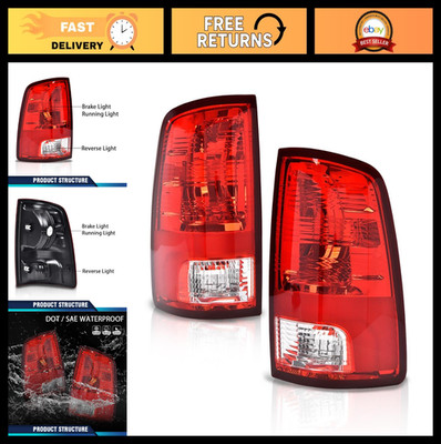 LED Tail Lights for Dodge Ram 1500 2009-2018 & Ram 2500/3500 2010-2018 - Rear Br