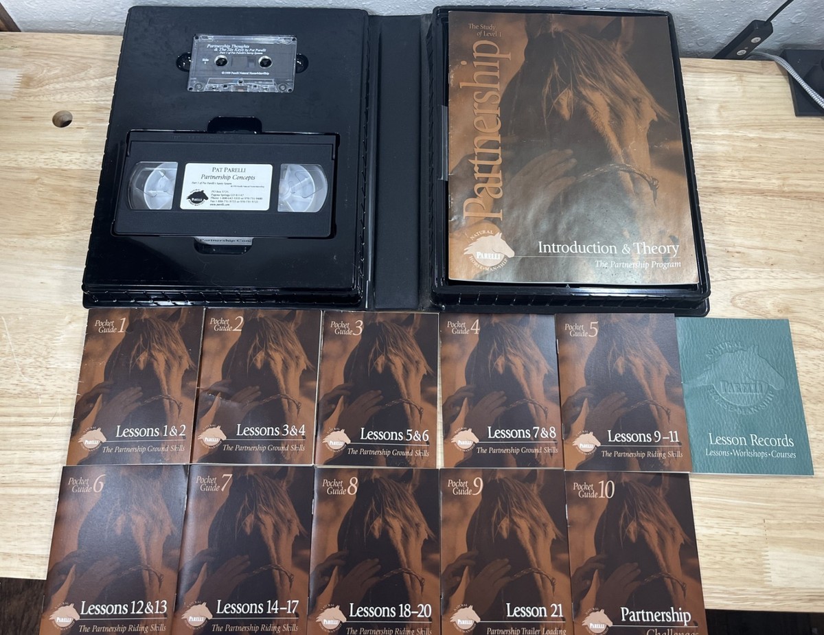 Pat Parelli Savvy System Partie 1 – VHS D’entraînement équitation Partnership (testée)