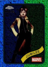 2025 Topps Chrome Marvel Jubilee 35 /199 Blue Green Shimmer Refractor #131