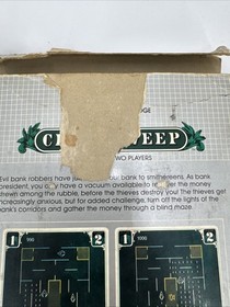 Vectrex Clean Sweep Complete CIB Video Game Cartridge Manual Overlay 1982 TESTED