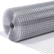1/4In Hardware Cloth 48X100' 23 Gauge Hot-Dip Galvanized Wire Mesh Roll for Chic
