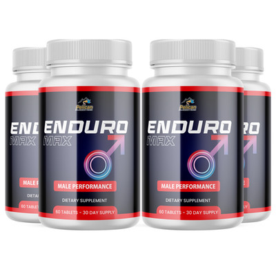 Enduro Max- Men's Health & Bodybuilding- 4 Bottles- 240 Tablets