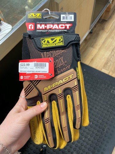 NEW-MECHANIX WEAR DURAHIDE LEATHER M-PACT IMPACT PROTECTION GLOVES S (ECP018521)