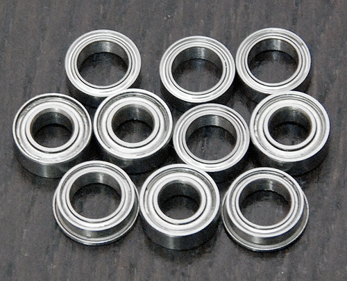 (10pcs) HPI 1:10 FORMULA TEN Metal Sealed Ball Bearing Set - Picture 1 of 1