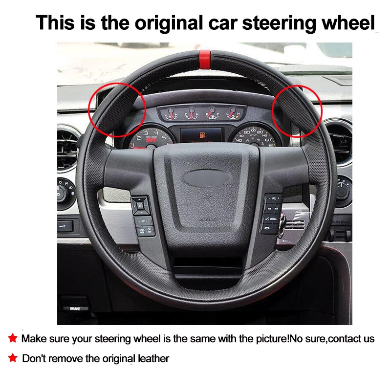 2014 ford f150 steering wheel cover deals