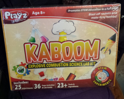 Playz Kaboom Explosive Combustion Science Lab Kit    - sealed