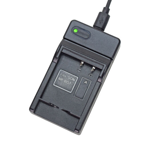 Slim NP-BG1 Battery charger for SONY Cyber-Shot DSC-H50 DSC-H55 DSC-H70 DSC-H90 - Afbeelding 1 van 10